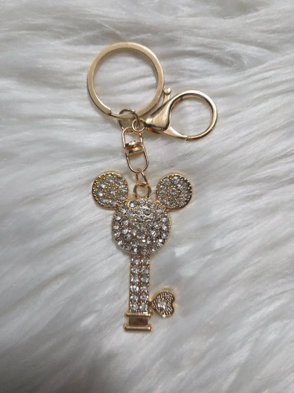 Mickey Mouse Ears Key Design Keychain